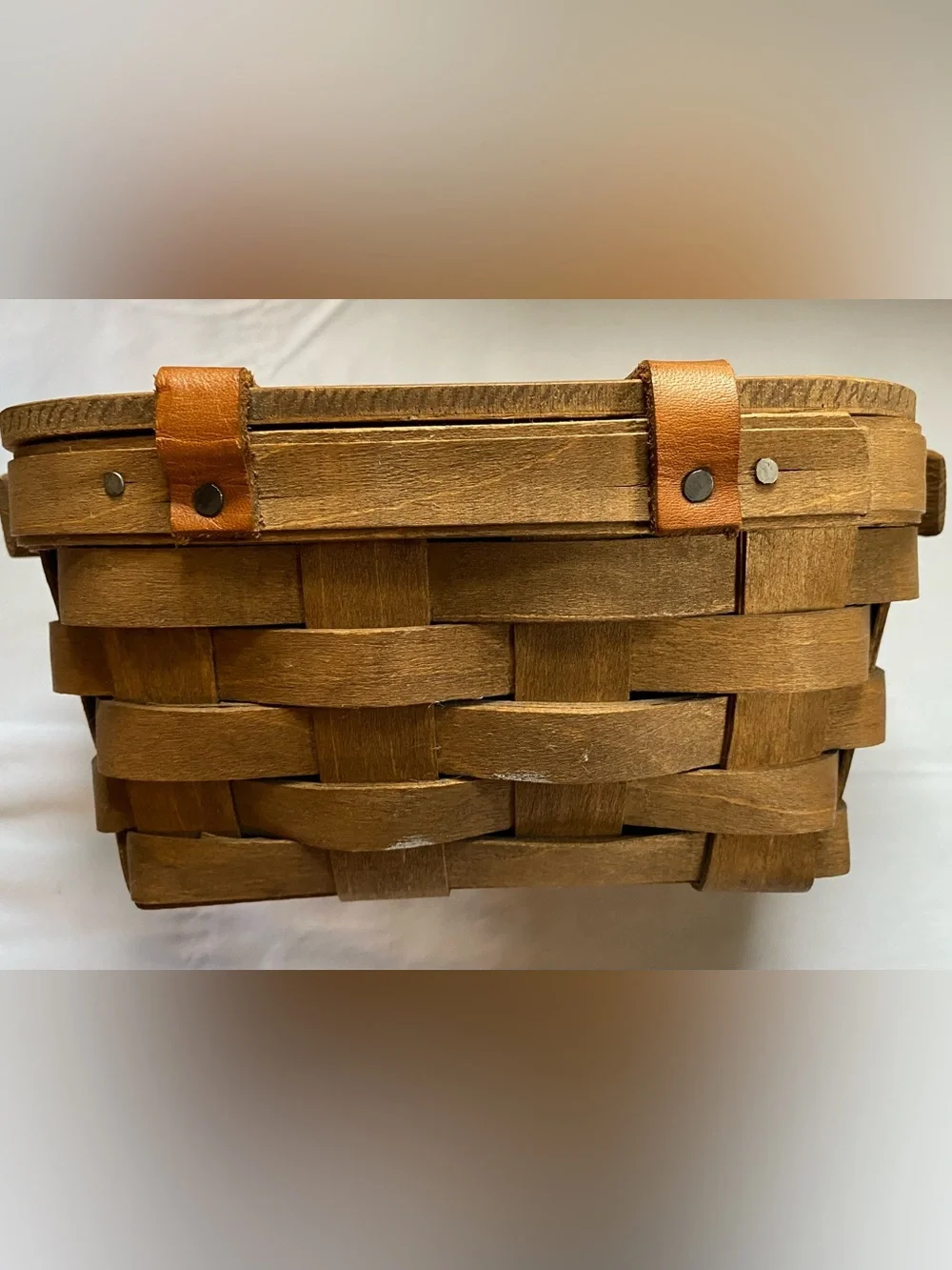 1985 Longaberger handwoven Kiddie purse basket- made in Ohio